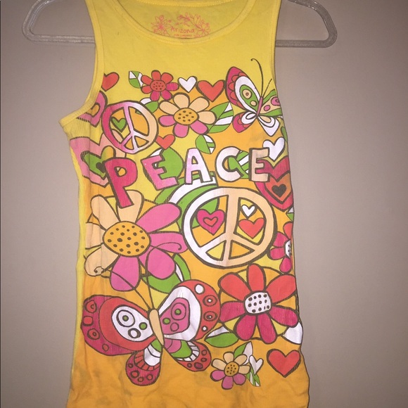 🛍🌟 Ombré Yellow and Orange Arizona Peace Tee🌟 - Picture 1 of 4